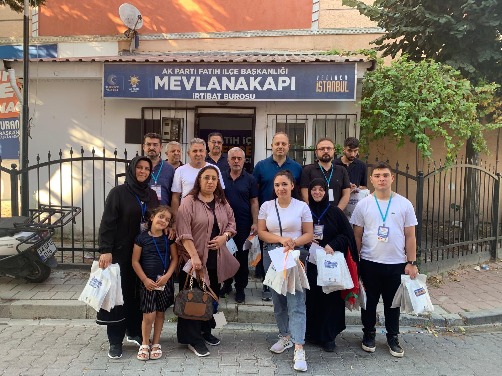 Fatih’te AK Gönüller Her Zaman Sahada